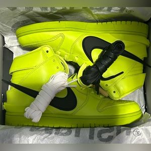 AMBUSH X Dunk High ‘Flash Lime’ (2021) **USED**